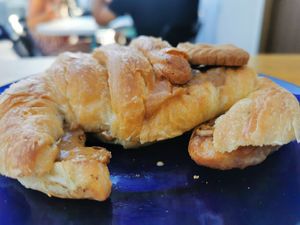 Vegan croissant with Lotus cream at Desayuneria in Conil De La Frontera