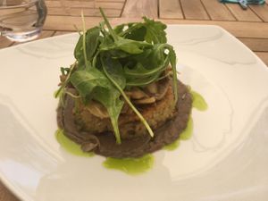 wild mushroom risotto! holy shit amazing! at Eqvita in 