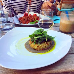 vegan risotto at Eqvita in 