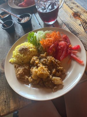 Sabij in vegan   at Toko Baru in Antigua