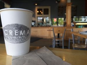 Coffee at Crema Coffee and Bakery in Portland