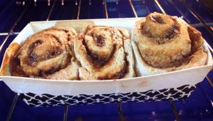 Cinnamon rolls at The Sensitive Baker in Salem