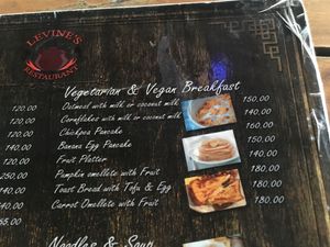veggie breakfast 2019 at Levine's Eatery in Coron