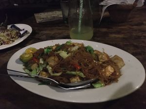 pancit with tofu at Levine's Eatery in Coron