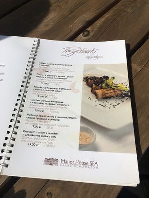 Vegan starters  at Manor House Spa in Chlewiska