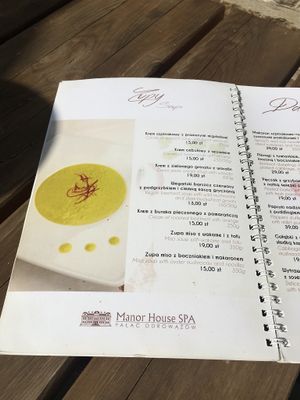 Vegan soups at Manor House Spa in Chlewiska