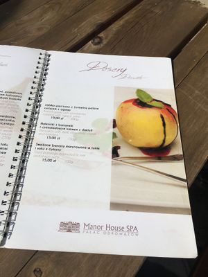 Vegan deserts  at Manor House Spa in Chlewiska