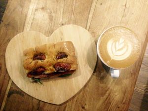 Vegan 'bacon' sandwich  at Blend Coffee Lounge  in Paisley