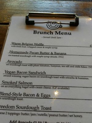 Nice bruch selection, more vegan options than not. at Blend Coffee Lounge  in Paisley