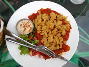 Shakshuka at OR2K in Pokhara