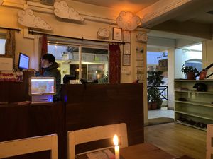 Bar area at OR2K in Pokhara