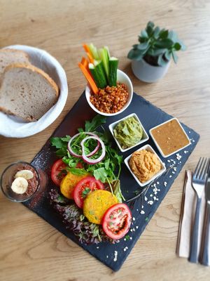 Vegan Breakfast Plate (Only FR & SA) at Green Lion in Nuremberg