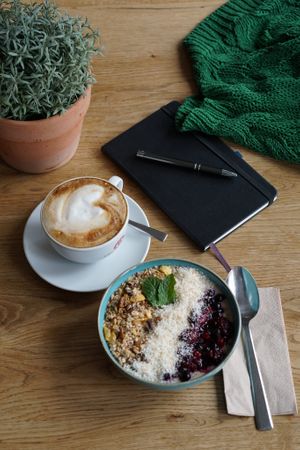 Vegan Smoothie Bowl at Green Lion in Nuremberg