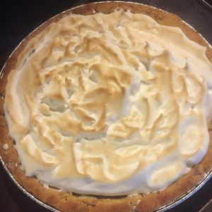 Orange meringue pie at Pogona Baking Company in Orlando
