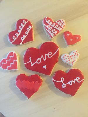 Valentine's cookies at Pogona Baking Company in Orlando