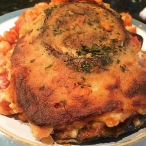 amazing moussaka!! at Gringos Vegan Kitchen in Newcastle Upon Tyne