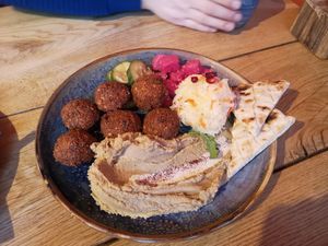 Falafels at Toli Toli in Druskininkai