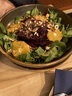 Beetroot salad  at Toli Toli in Druskininkai