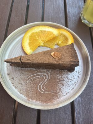 Chocolate cake   at Toli Toli in Druskininkai