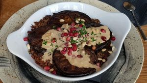 eggplant casserole - very tasty at Toli Toli in Druskininkai