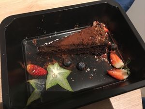 Quinoa cake (take away) at Toli Toli in Druskininkai