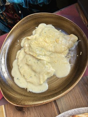 Ravioli at Rifugio Romano in Rome