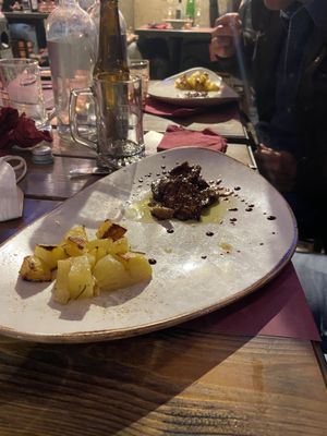 Secondi dish  at Rifugio Romano in Rome