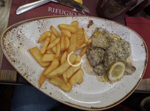 "fish" at Rifugio Romano in Rome