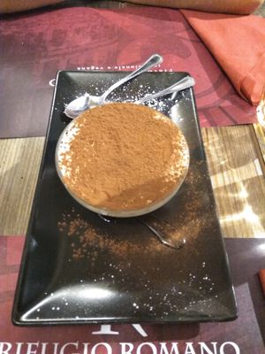 Best Vegan Tiramisu!!!! at Rifugio Romano in Rome