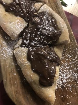 Focaccina con Nutella Vegan at Rifugio Romano in Rome