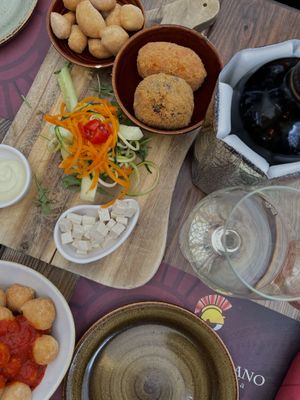 Antipasto veg  at Rifugio Romano in Rome