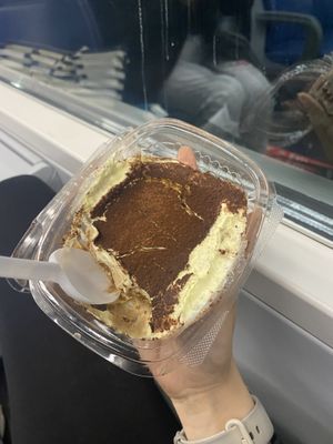 Tiramisù vegan at Rifugio Romano in Rome