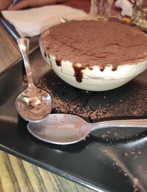 Vegan Tiramisù #Veganuary at Rifugio Romano in Rome