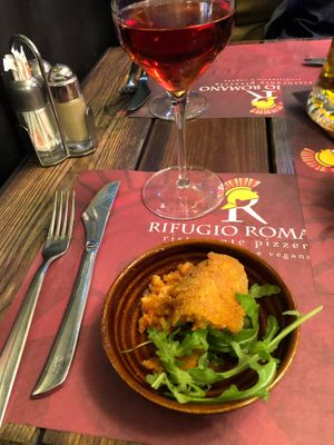 arancino at Rifugio Romano in Rome