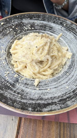 Cacio e pepe  at Rifugio Romano in Rome