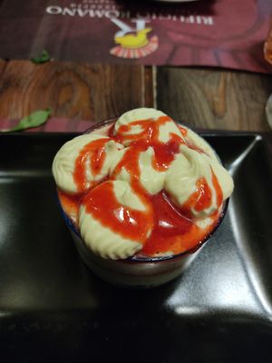 Tiramisù alle fragole at Rifugio Romano in Rome