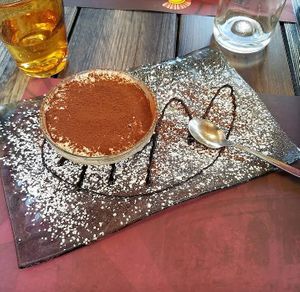 My vegan Tiramisu at Rifugio Romano in Rome