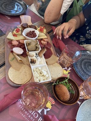 Tagliere + Supplì  at Rifugio Romano in Rome