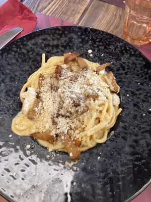 Carbonara   at Rifugio Romano in Rome
