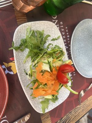 HUMMUS CON CRUDITE  at Rifugio Romano in Rome