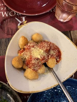 GNOCCHETTI DI PIZZA VEGAN at Rifugio Romano in Rome