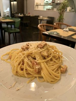 Carbonara  at Rifugio Romano in Rome