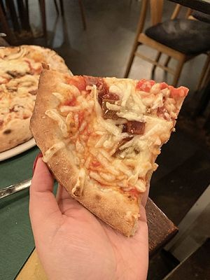 Pizza  at Rifugio Romano in Rome