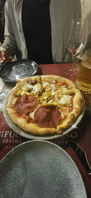 Vegan capriccisa at Rifugio Romano in Rome