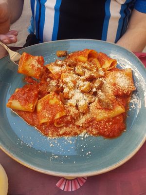 Spicy pasta (Not spicy really) at Rifugio Romano in Rome