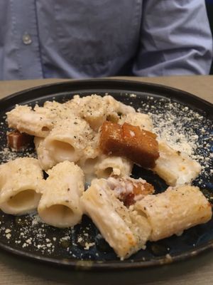 Pasta (half portion as shared between two)  at Rifugio Romano in Rome