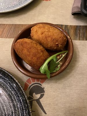 Suppli  at Rifugio Romano in Rome