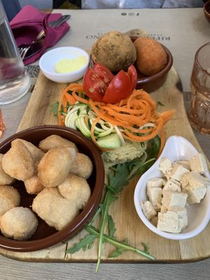 Vegan starter  at Rifugio Romano in Rome