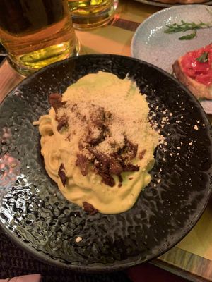 Carbonara  at Rifugio Romano in Rome