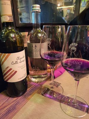 Chianti Colli Vegan at Rifugio Romano in Rome